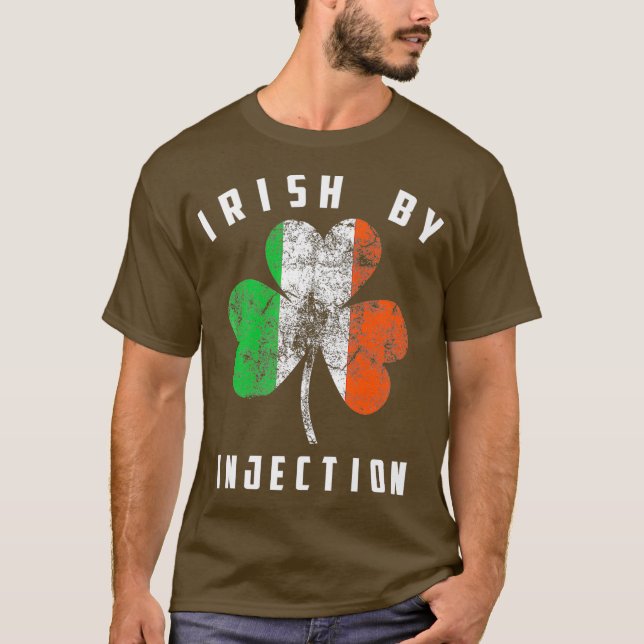 Irlandés por Camisa Inyectable Cute Ireland Funny  (Anverso)