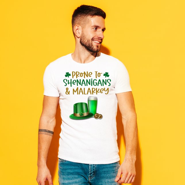 Irlandés Propenso A La Camiseta De Shenanigans (Subido por el creador)