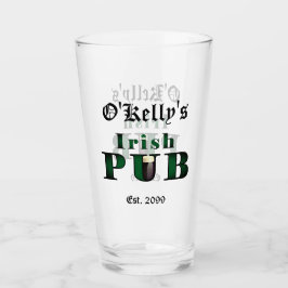 Irlandés Pub Bar Tavern Beer Pint Glasses