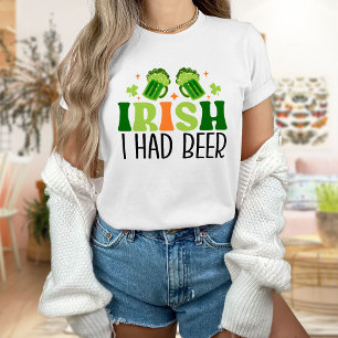 Irlandés, tenía camiseta de cerveza, Día de San Pa