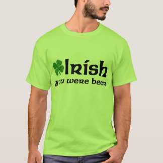 Irlandés usted era camiseta de la cerveza
