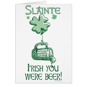 Irlandés usted era engranaje de la cerveza