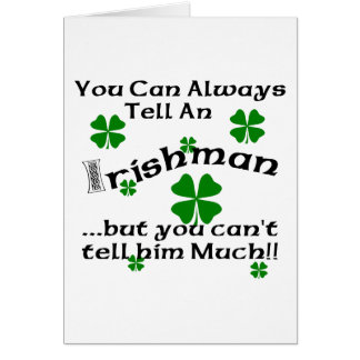 Irlandés - usted puede decir siempre…