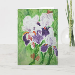 Irlandeses en flor tarjeta de agradecimiento