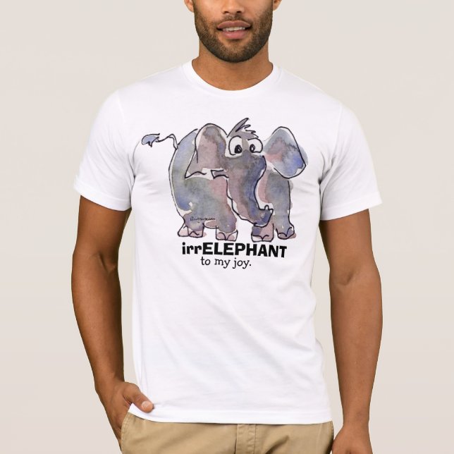 irrELEPHANT a mi camiseta del dibujo animado de la (Anverso)