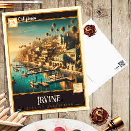 Irvine, California | Postal de época