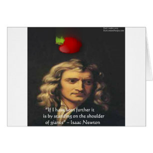 Isaac Newton "Giants Shoulders" (Hombros Gigantes)