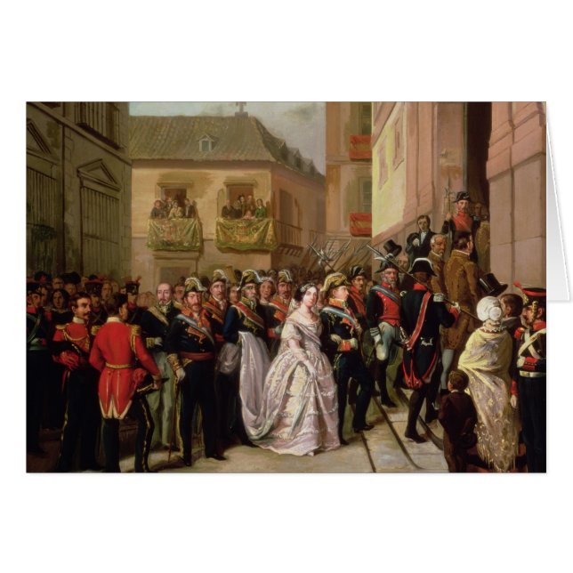 Isabel II de España y de su marido (Anverso (Horizontal))