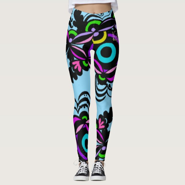 Isabella Blue Leggings (Anverso)
