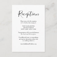 Isabella Modern Script Wedding Recepción
