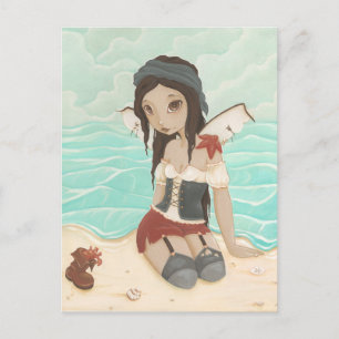 Isabella - Tarjeta postal de Sirena pirata