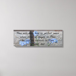 Isaiah 26 lienzo para olvidarse de mí-no