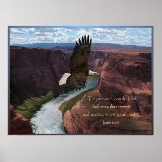 Isaiah 40:31 Impresión de Posters de Escritura de 