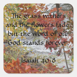 Isaiah 40:8 pegatinas