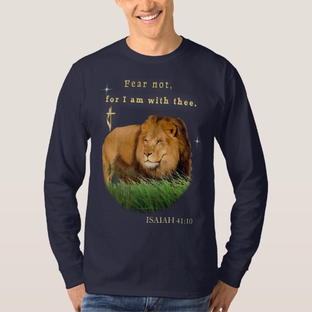 Isaiah 41:10 Camisetas cristianas (Anverso)
