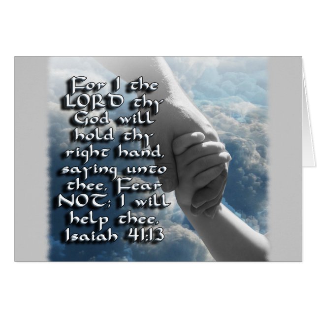 ISAIAH 41:13 MIEDO NO - TENDRÉ TU MANO (Anverso (Horizontal))