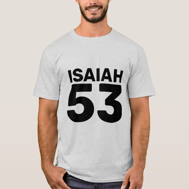 ISAIAH 53, CAMISETAS JUDÍAS MESSIANAS (Anverso)