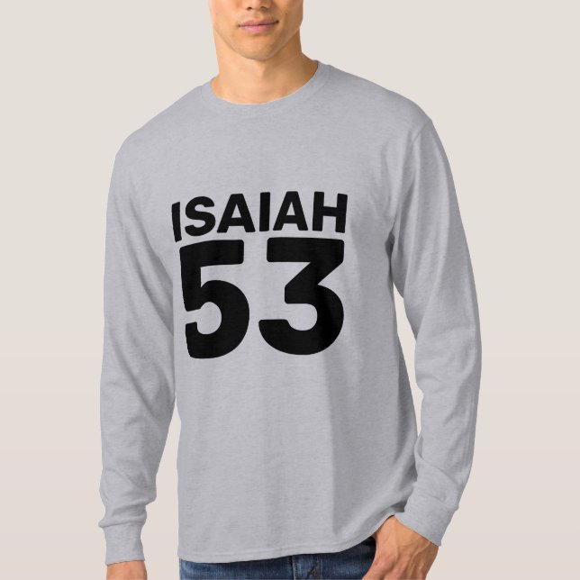 ISAIAH 53, CAMISETAS JUDÍAS MESSIANAS (Anverso)