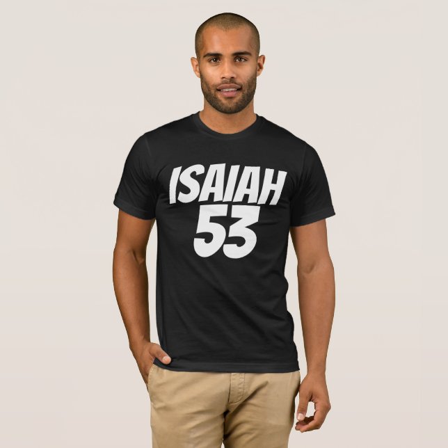 ISAIAH 53 camisetas judías messiánicas y cristiana (Anverso completo)