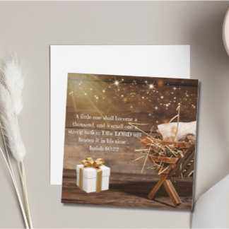 Isaiah 60:22 Invitación de embarazo