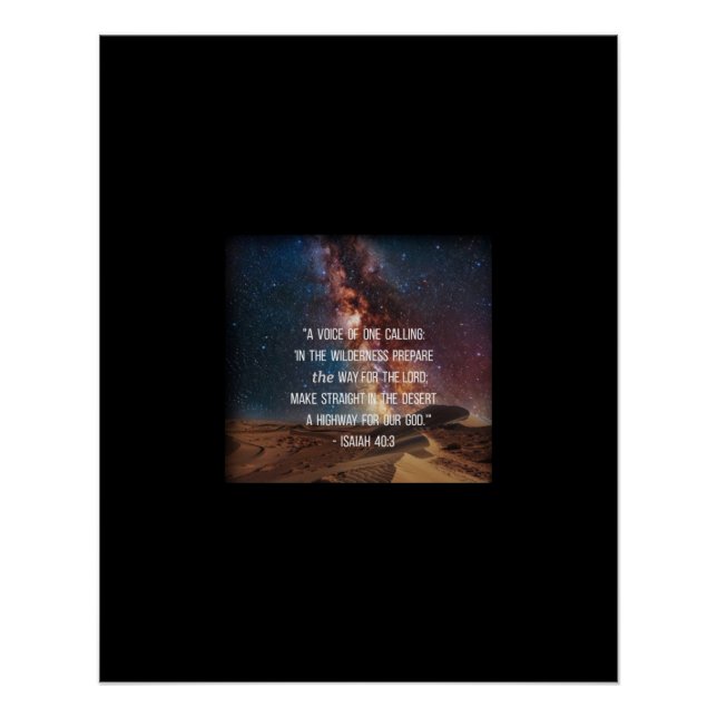 Isaiah Poster (Anverso)
