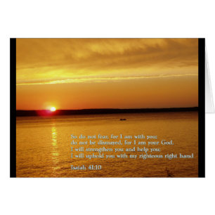 Isaías 41:10 Atardecer