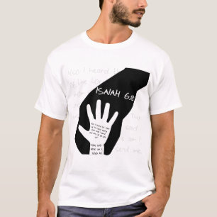Isaías 6:8 Camiseta de hombres cristianos