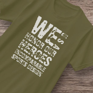 ISD honramos a nuestros héroes: camiseta básica