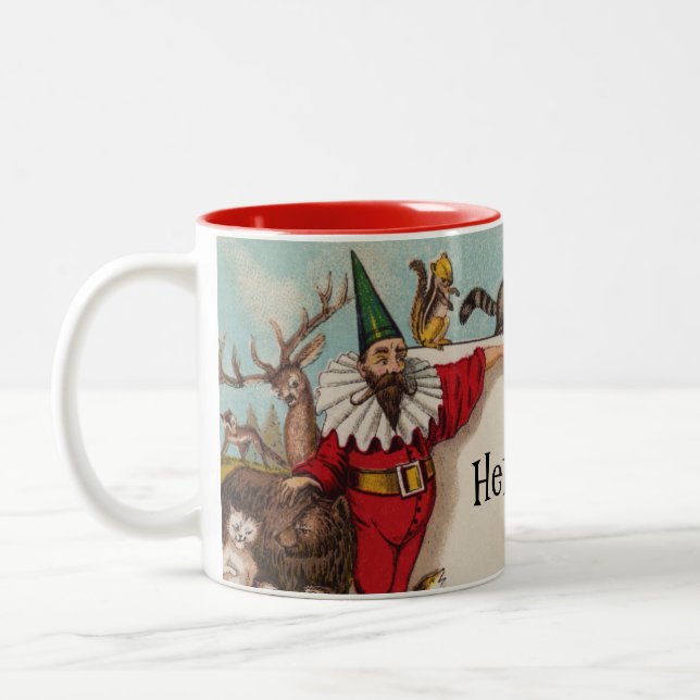 Isidore the Elf y su taza de animales (Izquierda)