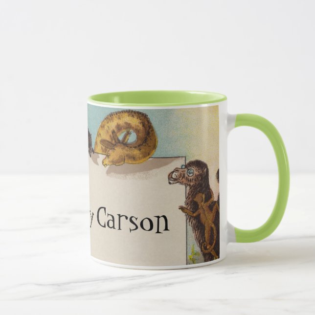 Isidore the Elf y su taza de animales (Derecha)
