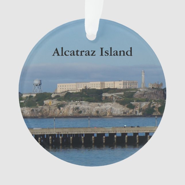 Isla Alcatraz - Ornamento #6 de San Francisco (Anverso)