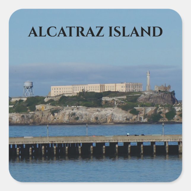 Isla Alcatraz - San Francisco #6-2 Pegatinas (Anverso)