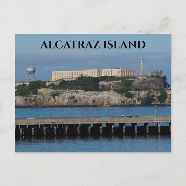 Isla Alcatraz - San Francisco #6 postal (Anverso)