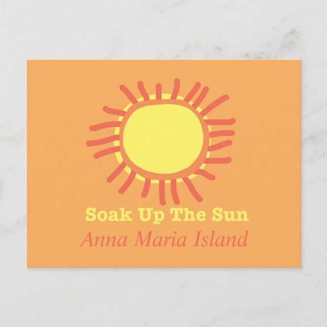 Isla Anna Maria toma las postales del sol (Anverso)