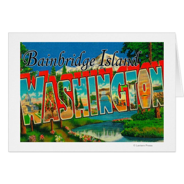 Isla Bainbridge, Washington (Anverso (Horizontal))