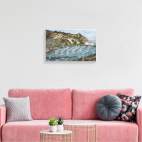 Isla Catalina, CA Pintura acuarela sobre lienzo