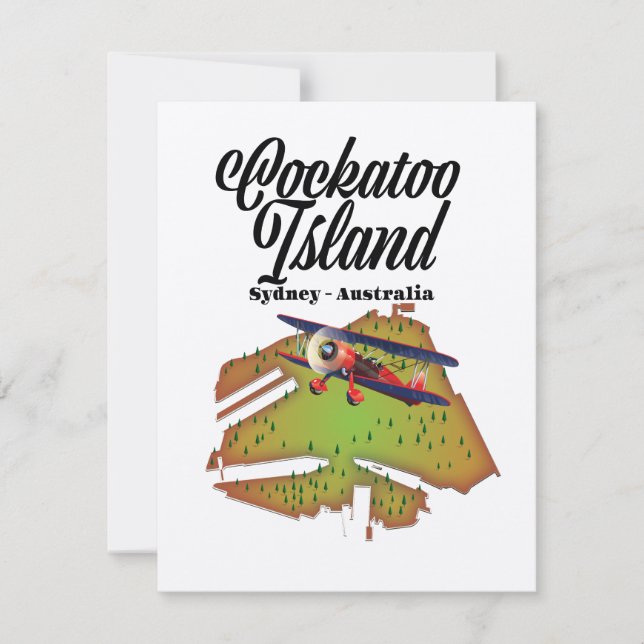 isla cockatoo Sídney Australia (Anverso)