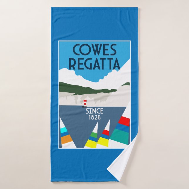 Isla Cowes de Wight Yacht Regatta (Toalla de baño)
