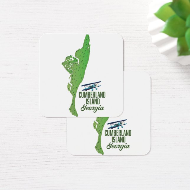 Isla Cumberland Mapa de Georgia (Escritorio)