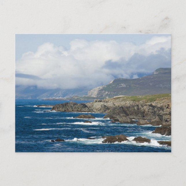 Isla de Achill, condado de Mayo, Irlanda postal (Anverso)