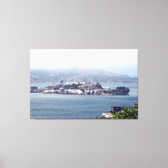 Isla De Alcatraz Desde El Arte De Lienzos Frente A (Anverso)