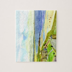 Isla de Bamburgh Castle Jigsaw Puzzle