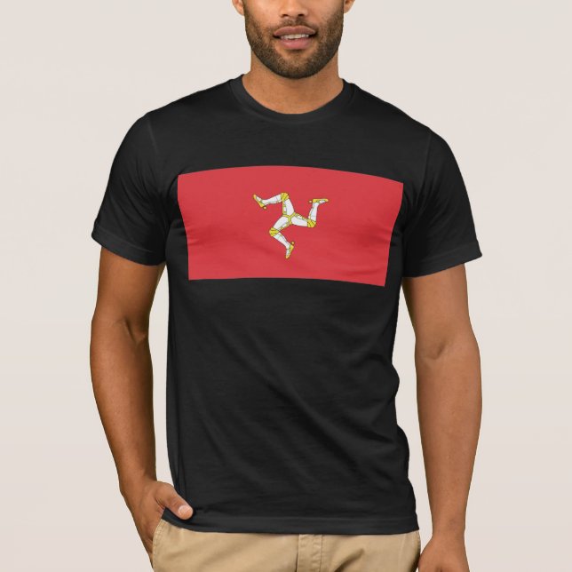 Isla de la camiseta de la bandera del hombre (Anverso)