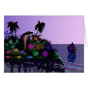 Isla de la tarjeta del Naja