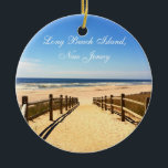 Isla de Long Beach, ornamento del navidad de NJ<br><div class="desc">Isla de Long Beach,  ornamento del navidad de NJ LBI</div>