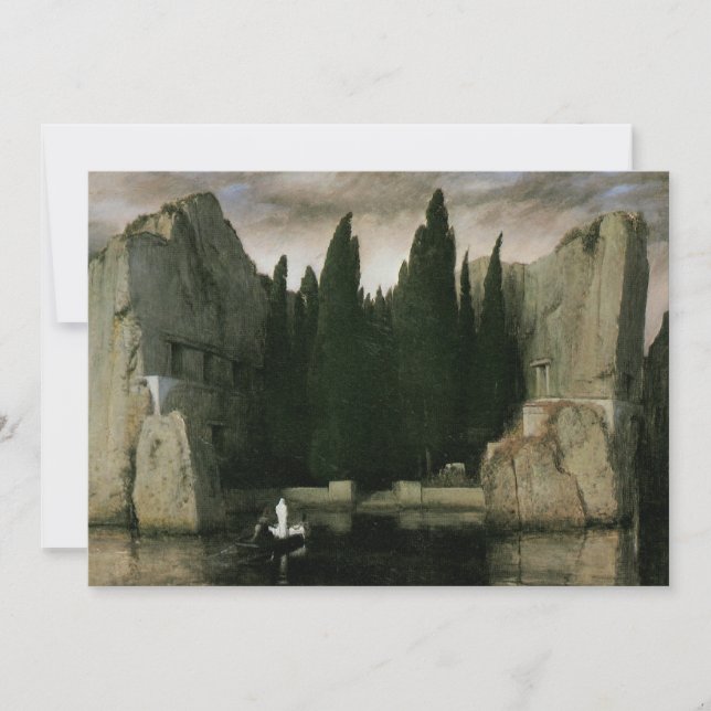 Isla de los Muertos de Arnold Böcklin, Arte Simbol (Anverso)