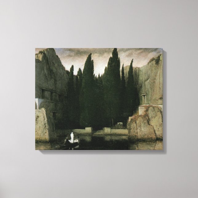Isla de los Muertos de Arnold Böcklin, Arte Simbol (Anverso)