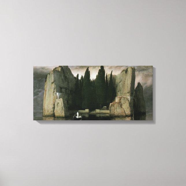 Isla de los Muertos de Arnold Böcklin, Arte Simbol (Anverso)