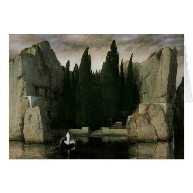 Isla de los Muertos por Arnold Bocklin, simbolismo (Anverso (Horizontal))