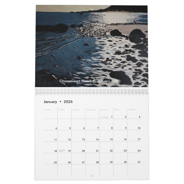 Isla de los Pescadores, Calendario de NY 2024 (Jan 2026)